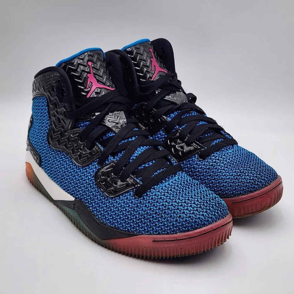 Nike Men's Air Jordan Spike Forty 819952-029 Blue Black Basketball Shoes 10 READ